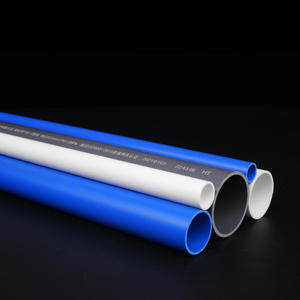 Tuyau d'alimentation en eau en PVC 20 315 mm pour l'irrigation agricole et l'aquaculture, tuyau rond en plastique blanc en PVC - Product Image 2