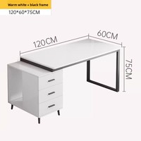 Escritorio Moderno para Sala de Estar con Bandeja para Teclado, Ideal para Laptops Compactas, Nuevo Diseño, Excelente Oferta