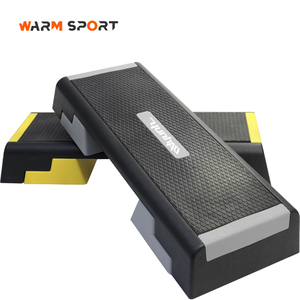Peralatan Fitness Gym rumah, alat kebugaran keseimbangan latihan 3 tingkat Platform langkah aerobik dapat disesuaikan - Product Image 4