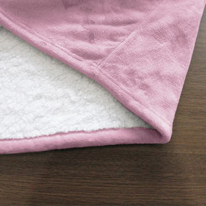 Offre Spéciale couverture à capuche portable moderne <span class=keywords><strong>Sherpa</strong></span> personnalisé adulte <span class=keywords><strong>Plaid</strong></span> solide tissé 100% polyester paquet personnalisé accepté 45 jours - Product Image 4