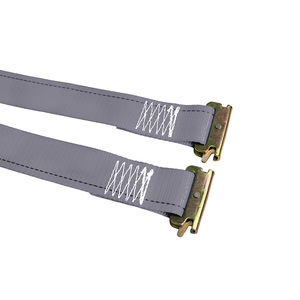 Correas de amarre con hebilla de leva de <span class=keywords><strong>2</strong></span> "para logística, ganchos de acero, correa de poliéster con ajuste E-Track - Product Image 4