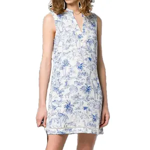 Robe sans manches à motif Animal pour femme, nouvelle collection - Product Image 1