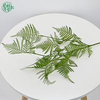 Fougère artificielle réaliste en dentelle, feuille de 80 cm, branche haute, verdure pour décoration murale intérieure de salle de mariage