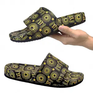 Sandal selop bunga desainer sandal transparan Pour Femmes untuk sandal Samdal cincin Remaja kaki bengkak