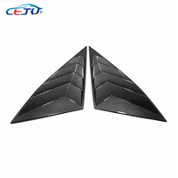 Une paire de caches de fenêtres arrière de voiture, garniture de fenêtre, persiennes latérales, garniture de ventilation latérale, accessoires de voiture pour Hyundai Tucson L NX4 2021