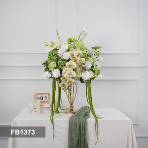 DKB Factory Customize <b>Artificial</b> <b>Hydrangea</b> Roses Baby Breath Pink Flower Ball for Wedding Table Decorations - Product Image 3