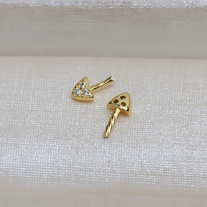 Accesorios DIY de Plata 925 Hechos a Mano, con Perlas y Diseño de Orejas de Gato Barrocas, para Hacer Pan en Forma de Oreja de Gato al Vapor, 25mm, 1 Par - Product Image 3