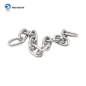 Cadena <span class=keywords><strong>de</strong></span> Eslabones DIN82056 Tipo Alemán, Cadena <span class=keywords><strong>de</strong></span> Acero al Carbono, Electrogalvanizada, Galvanizada en Caliente, para Cercas Agrícolas - Product Image 5