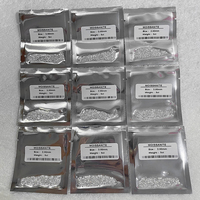 Starsgem Mozanit Yuvarlak Şekil Parlak 2.0mm 5ct/torba Toptan Fiyat DEF berrak Beyaz Gevşek Mozanit Taşı Takı İçin