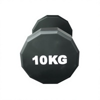 Dumbbell CPU 12 Sisi Profesional untuk Powerlifting, Besi Cor Padat, Pasokan Pabrik, Peralatan Gym Grosir, OEM