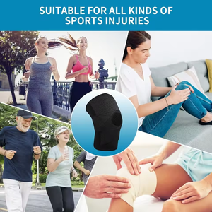 Genouillère de soutien latéral personnalisée respirante et réglable pour déchirure méniscale, douleurs au genou, arthrite et récupération après blessures - Product Image 6