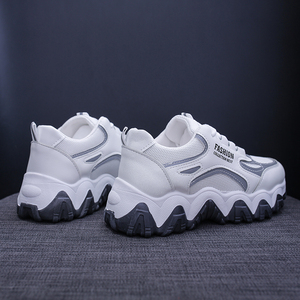 Chaussures de sport respirantes à la mode pour femmes Casual Monad Strap Design Evergreen Absorbant le souffle Couleurs neutres-Blanc/Noir pour - Product Image 6