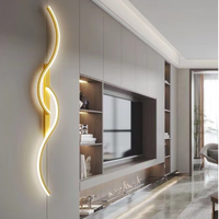 Mur de fond design salon chambre à coucher décoration intérieure lumières de luxe pour la maison luminaire nordique Led applique murale de chevet moderne