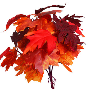 Wholesale Artificial <strong>Maple</strong> <strong>Leaves</strong> Decorative Flowers Plants Halloween <strong>Leaves</strong> - Product Image 3