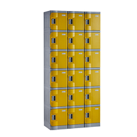 Casier Toppla à 9 portes en plastique ABS avec serrures électroniques à combinaison, étanche, pour rangement de vêtements de gym/école, organisateur de garde-robe