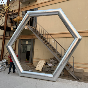 Círculo Inflable Plateado Personalizado para Escenarios, Decoración para Bares, Discotecas, Festivales de Música, Espectáculos de Circo - Product Image 5