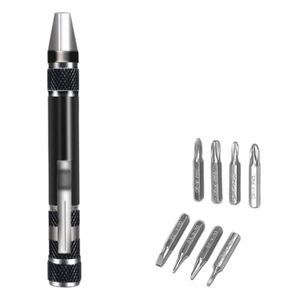 Tournevis de précision magnétique multi-embouts 8-en-1 robuste avec rangement interne, outil de poche pour quincaillerie - Product Image 2