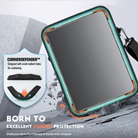 MoKo Protection complète Bord robuste Sac d'affaires Voyage Bureau Ordinateur portable Sac à bandoulière pour iPad Pro 13 MacBook Pro 14 13