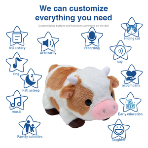 Nouveau dessin animé personnalisé Figure Animal en peluche mignon personnalisé jouets en peluche poupée sans quantité minimale de commande haute qualité vente directe d'usine poupées personnalisées - Product Image 2