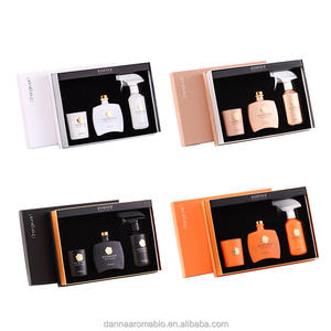 Ensemble cadeau de diffuseur de parfum à roseaux, bougie parfumée et vaporisateur d'ambiance de luxe personnalisé avec logo, 3 pièces, pour la Saint-Valentin - Product Image 3