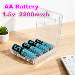 1.5V AA bateria 2200mWh lítio-íon 2200mWh 1.5V AA baterias recarregáveis 1.5V AA bateria com carregador USB Cable1000 ciclos - Product Image 2