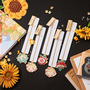 Marcadores de Metal Creativos con Diseño de Dibujos Animados, Elegantes y Exquisitos, Adecuados para Regalos de Oficina y Escolares - Product Image 4