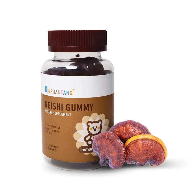 Jamur Ekstrak Permen Gummies Tidur Permen Reishi Gummy