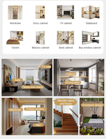 Armoire Modulaire de Luxe en Bois et Métal, Design Moderne, Modèle Prêt à Assembler, Ensemble Modulaire, Prix Compétitif