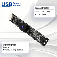 Module de caméra USB personnalisé 1080P PS5268, 2 mégapixels, WDR, mise au point fixe, mini caméra avec capteur CMOS 1/2.7'' pour terminal intelligent et sécurité