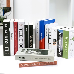 Modern Art Deco Style PVC Simulated English Book Soft <strong>Decorations</strong> Ornaments Props Creative Furnishings for Anniversary Hotel Use - Product Image 2