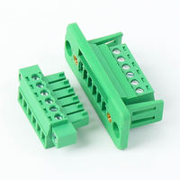 Connecteur de bornier enfichable mâle et femelle RT 2p-24p 3,81 mm à broches droites et coudées pour une connexion pratique