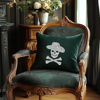 Applique en strass personnalisée motif chapeau de pirate et crâne, à thermocoller, pour garnitures de vêtements et décoration de vêtements, en gros