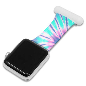 New Design Leopard Printing <strong>Fob</strong> Sport Strap <strong>Fob</strong> Brooch for Apple <strong>Watch</strong> Series 10 9 8 7 5 4 3 2 1 6 Band Nurse Silicone <strong>Fobs</strong> Pin - Product Image 6