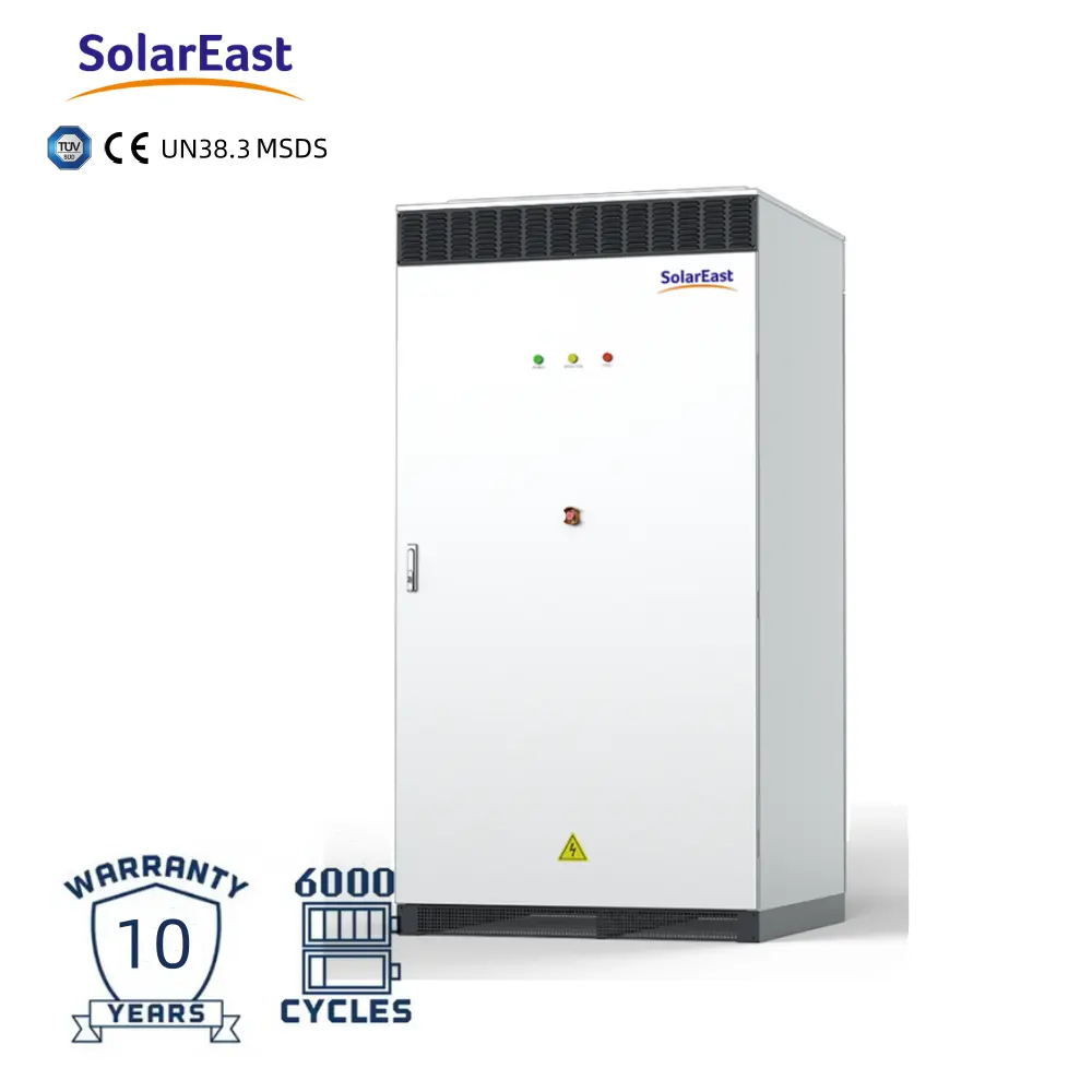 SolarEast коммерческая система хранения солнечной энергии Lifepo4 батарея Гибридный сетевой контейнер 372kwh аккумуляторная батарея