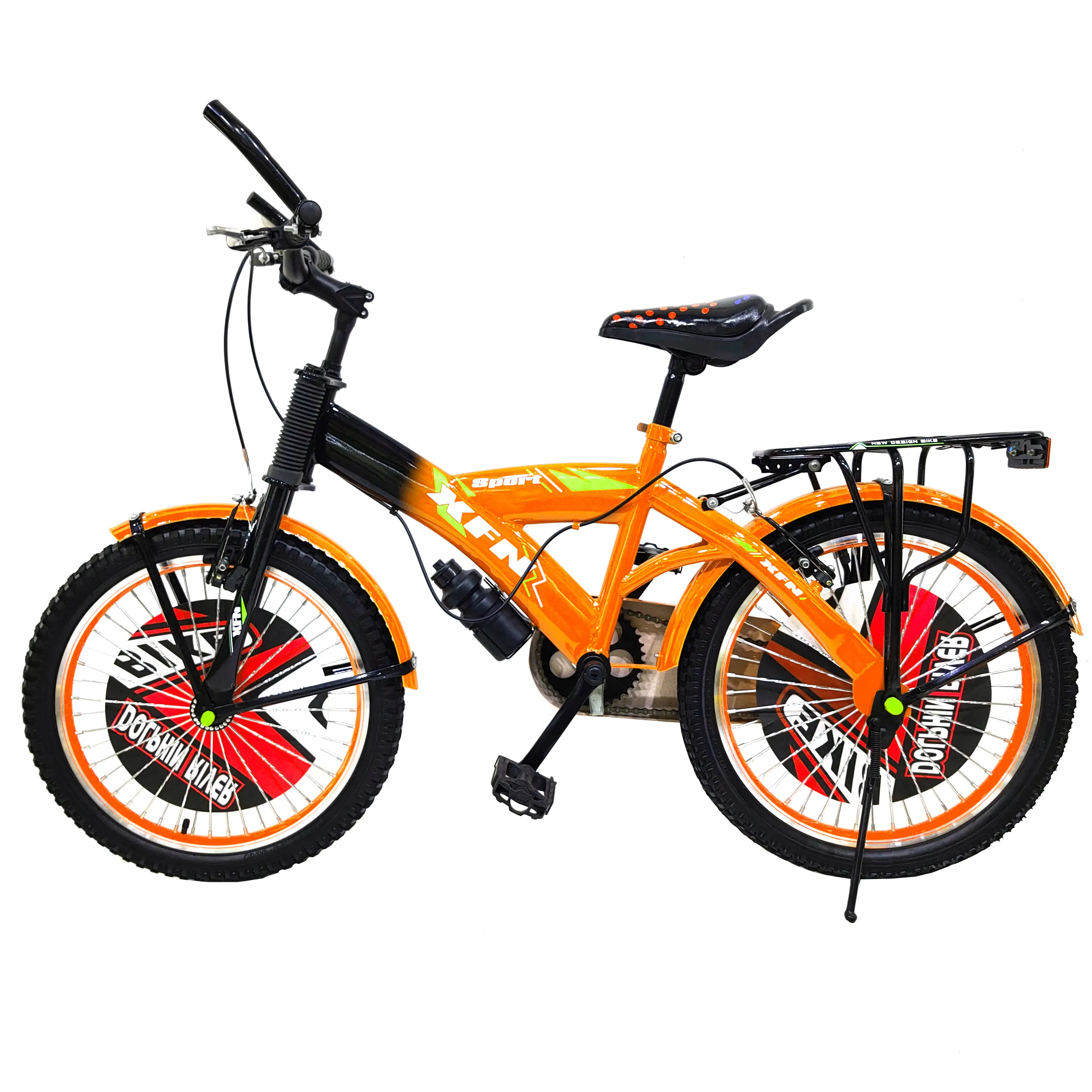 20 22 24 inch steel frame with the bottle holder children bicycle mountain bikes with rear carrier sepeda mtb for kids