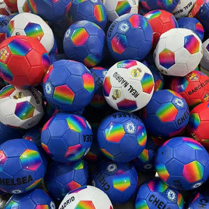 Meilleur ballon de football officiel taille 5, durable, écologique, pour intérieur/extérieur, avec logo personnalisé, en cuir PU, pour l'entraînement, 0,4-0,45 kg - Product Image 2