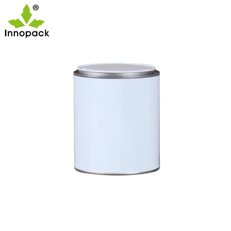O metal pequeno de 2L 2.5L 3 litros pode pintar latas da embalagem da lata com tampa com punho para a pintura