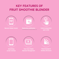YISO Factory fabrique des distributeurs automatiques de smoothies intelligents, à usage commercial, entièrement automatiques, fonctionnant 24h/24, pour la préparation de boissons rafraîchissantes.