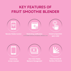 Distributeur automatique de smoothies YISO 24 sans surveillance, directement de l'usine, écran tactile 21,5 pouces, 500W, pour centre commercial, parc, école - Product Image 3