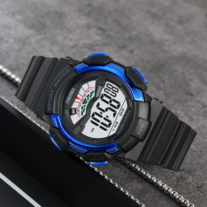 <span class=keywords><strong>Montre</strong></span> numérique <span class=keywords><strong>pour</strong></span> enfants Skmei 2153 Sport, lumineuse, LED, bracelet TPU personnalisé, étanche, <span class=keywords><strong>pour</strong></span> garçons, filles, adolescents - Product Image 3