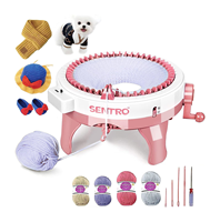 Offre Spéciale – Machine à Tricoter Sentro à Bas Prix, 48 Aiguilles, pour Crochet et Tissage DIY, Jouets en Laine Cylindriques
