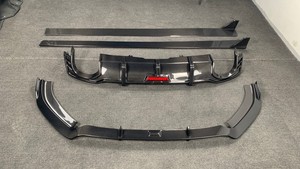 Kit carrosserie en fibre de carbone 2017-2019, lèvre avant, diffuseur arrière, jupe latérale, aileron pour Audi <span class=keywords><strong>Rs5</strong></span> <span class=keywords><strong>B9</strong></span> berline, pare-chocs, kits carrosserie - Product Image 2