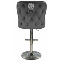 Le plus récent moderne réglable hauteur pied haut tabourets de Bar velours Lion heurtoir comptoir chaises salle à manger salon meubles Party Club