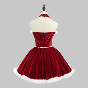 Abito <span class=keywords><strong>di</strong></span> <span class=keywords><strong>natale</strong></span> <span class=keywords><strong>Costume</strong></span> <span class=keywords><strong>di</strong></span> <span class=keywords><strong>Babbo</strong></span> <span class=keywords><strong>Natale</strong></span> elfi adulto medievale mantello con cappuccio Lolita carnevale nuovo anno vestito donna costumi Cosplay <span class=keywords><strong>di</strong></span> <span class=keywords><strong>Natale</strong></span> - Product Image 2