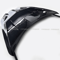 Capot avant en fibre de verre noir brillant style ZR1 V1 pour Corvette Stingray C8 E-ray Z06