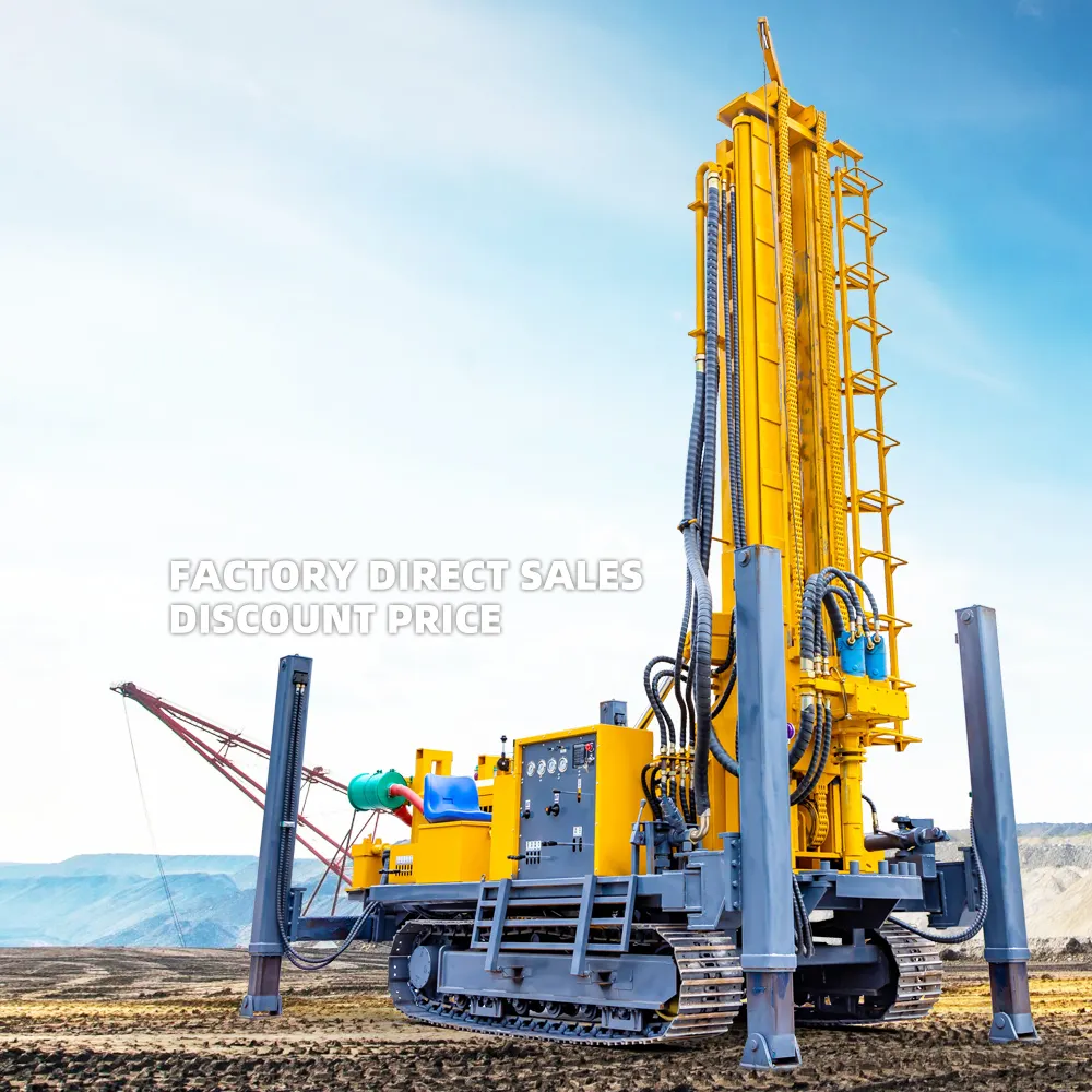 100m 300m 500m 600m drill rig for water well 200m perforadora pozos water borehole drilling machine water well drill rig machine