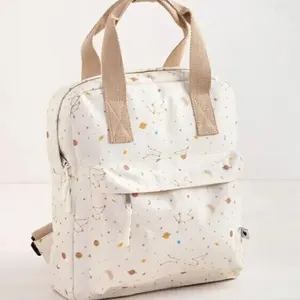 Mochila de uso diario personalizada para niños pequeños, monedero para niñas, mochila escolar de lona bonita para niños