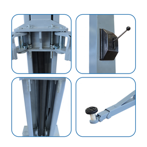 WZDM Portable and Convenient Hydraulic 2 Post Car Lift Manual One Side Release Home Garage <b>Hoist</b> Two TPL-1800 2 Post Car Lift TP - Product Image 5