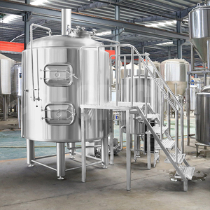 Usine de fabrication de bière rentable 1000L 10HL 1000 litres Brasserie de bière commerciale Kit de microbrasserie Projet clé en main - Product Image 4
