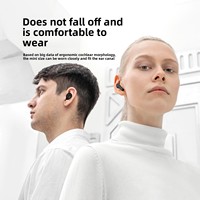 Earphone Nirkabel XG15 Baru untuk 5.0, Model Pribadi Dual-Ear TWS IPX4 Tahan Air, Lampu Bernapas, In-Ear untuk Olahraga
